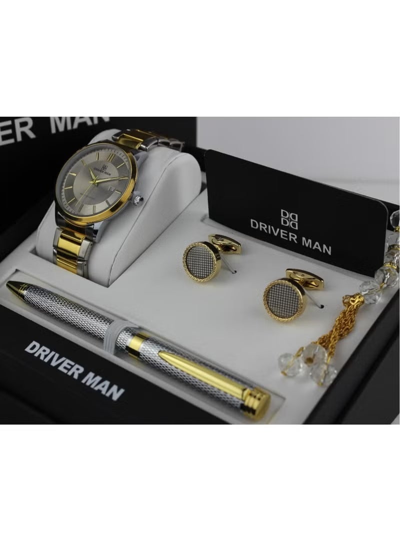 A men's watch set consisting of four pieces